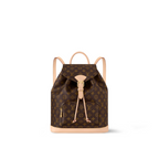 Montsouris MM – designed by Nicolas Ghesquière, the Montsouris MM backpack in Monogram coated canvas – LUX VERSE Luxury Designer Fashion Outlet