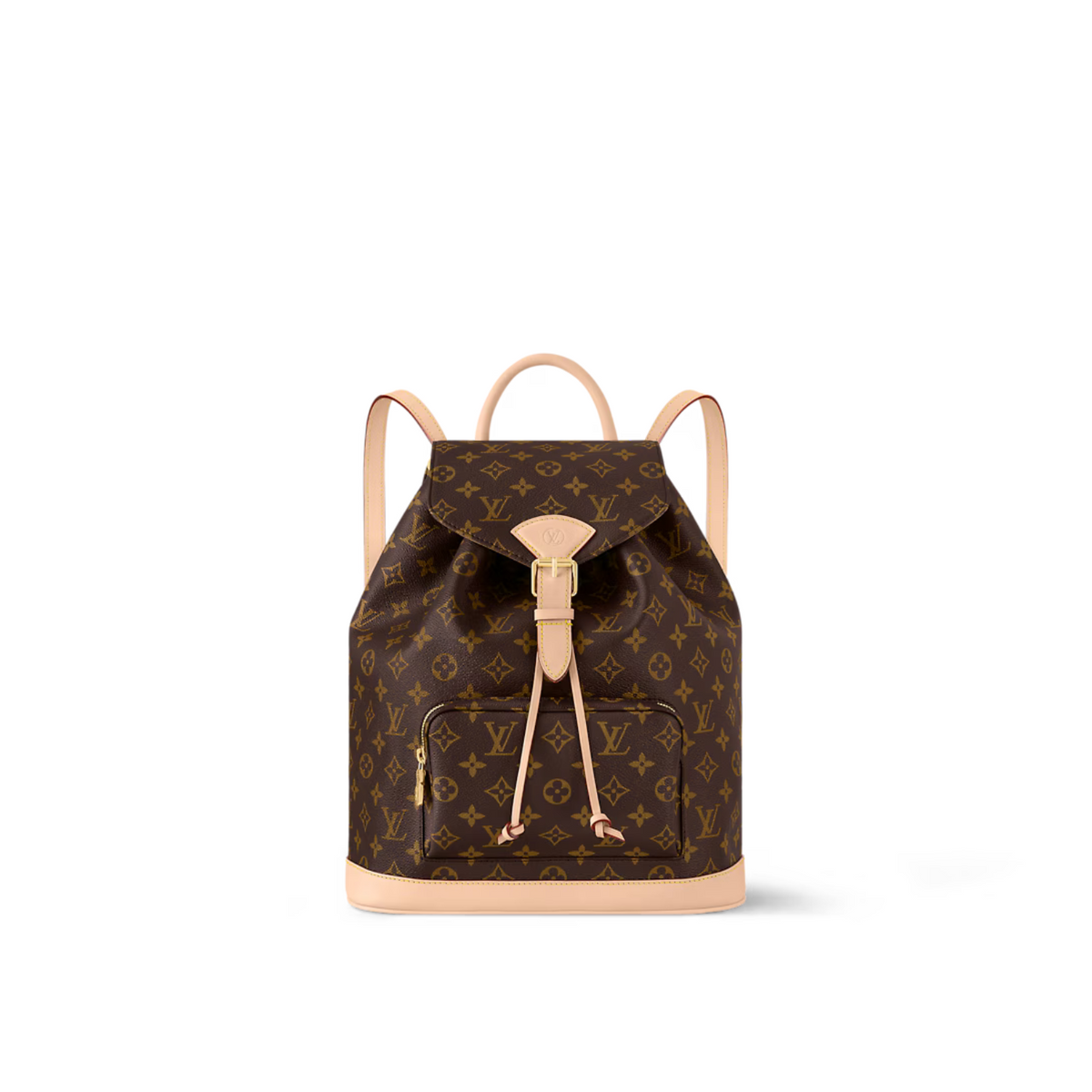 Montsouris MM – designed by Nicolas Ghesquière, the Montsouris MM backpack in Monogram coated canvas – LUX VERSE Luxury Designer Fashion Outlet