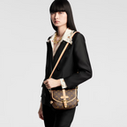 Saumur BB – the saddle-bag shape and natural cowhide-leather buckles evoke an equestrian spirit, – LUX VERSE Luxury Designer Fashion Outlet