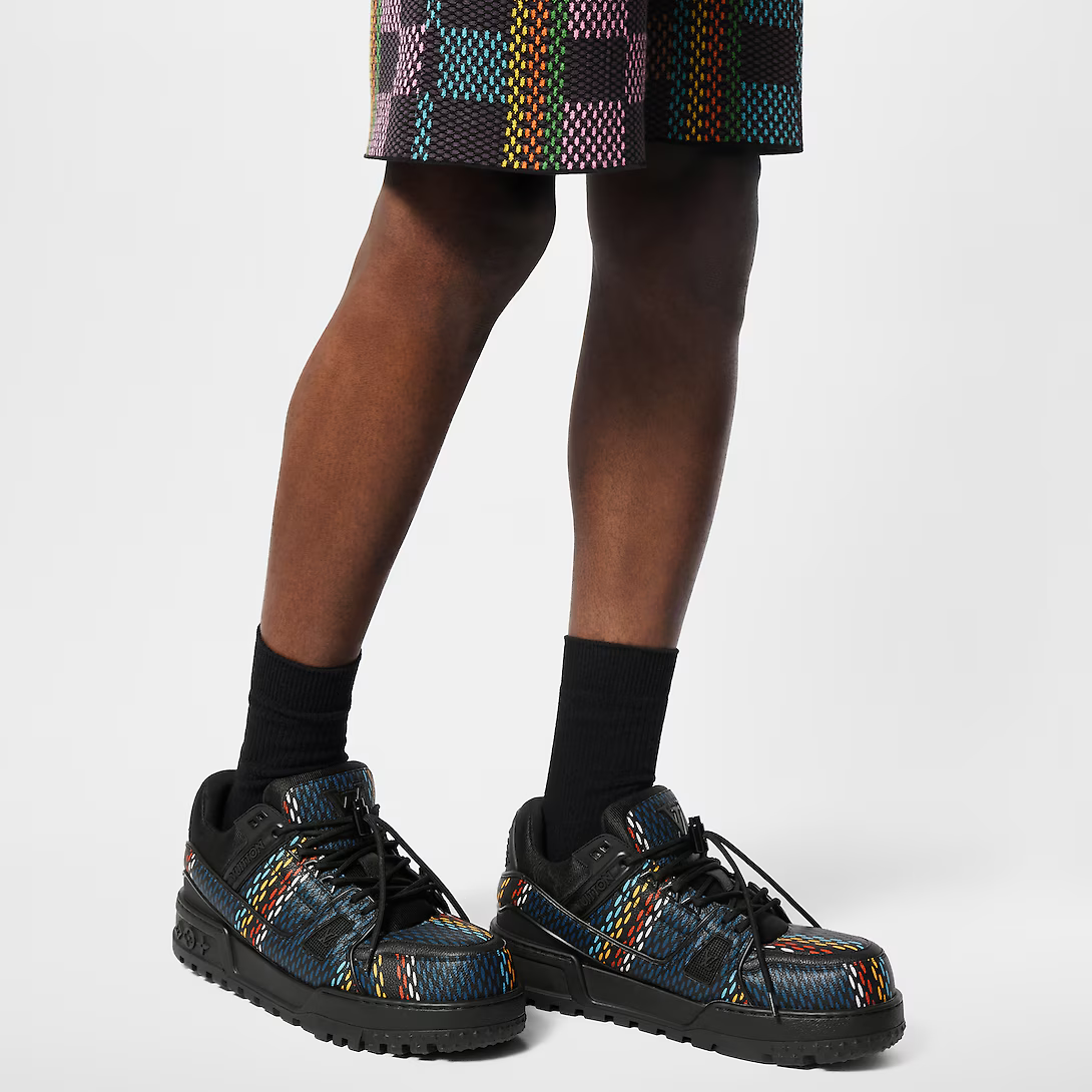 Trainer Maxi Printed Sneaker – this model is an oversized interpretation of the cult Trainer sneaker originally – LUX VERSE Luxury Designer Fashion Outlet