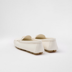 Leather driving shoes – the shoes defined by light and flexible rubber lug soles are embellished with – LUX VERSE Luxury Designer Fashion Outlet