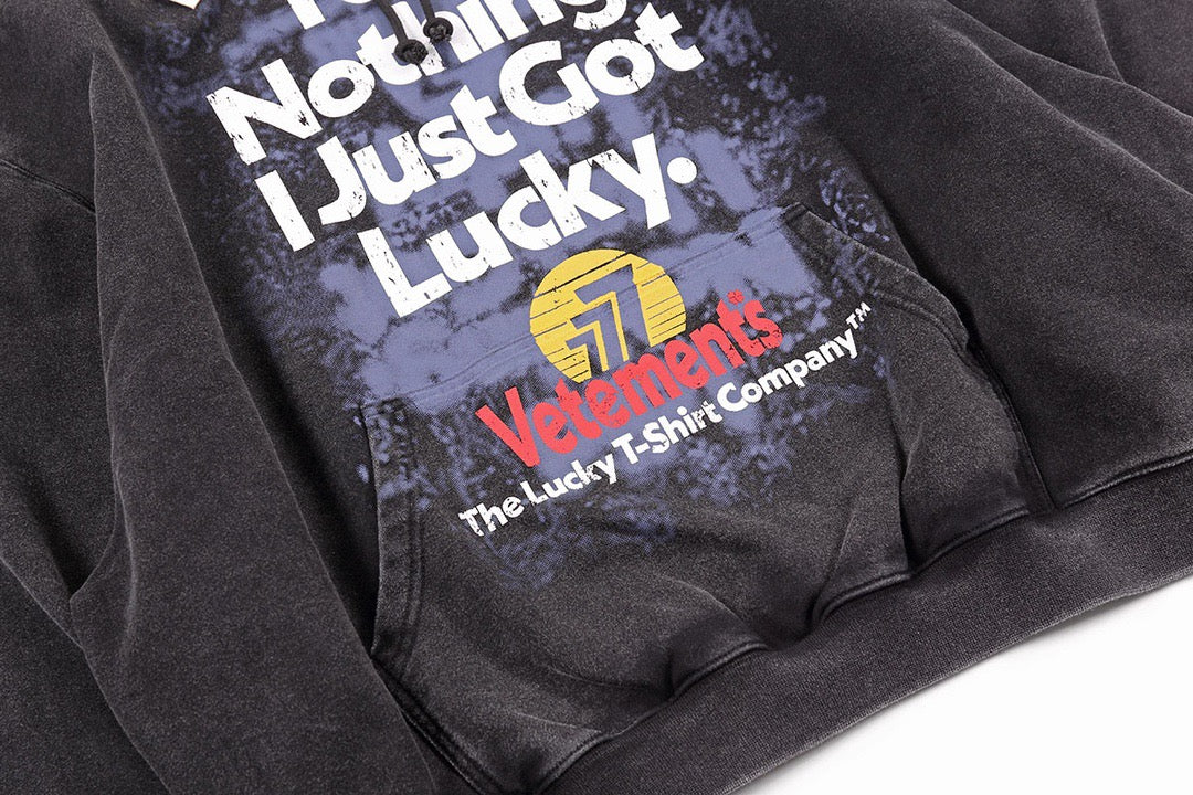 Lucky Print Hoodie - Men's