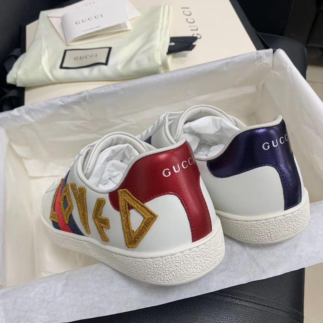 Ace Loved Gold Sneakers - Men's