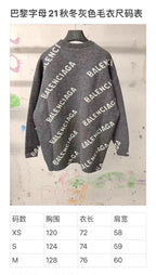 Schwarzes Jacquard-Rundhals-Sweatshirt mit Text-Print – Herren