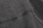 Kapuzenpullover Washed Grey mit Ton-in-Ton-Logo – Herren