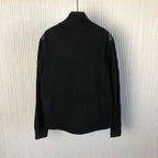 Dunkelblaue und schwarze Pufferjacke – Herren