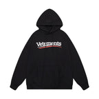 Schwarzer Baumwoll-Logo-Pullover für Herren