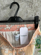 Scenic Print Silk Shorts - Men's