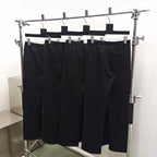 Black Cotton Spider Graphic Wide-Leg - Men's