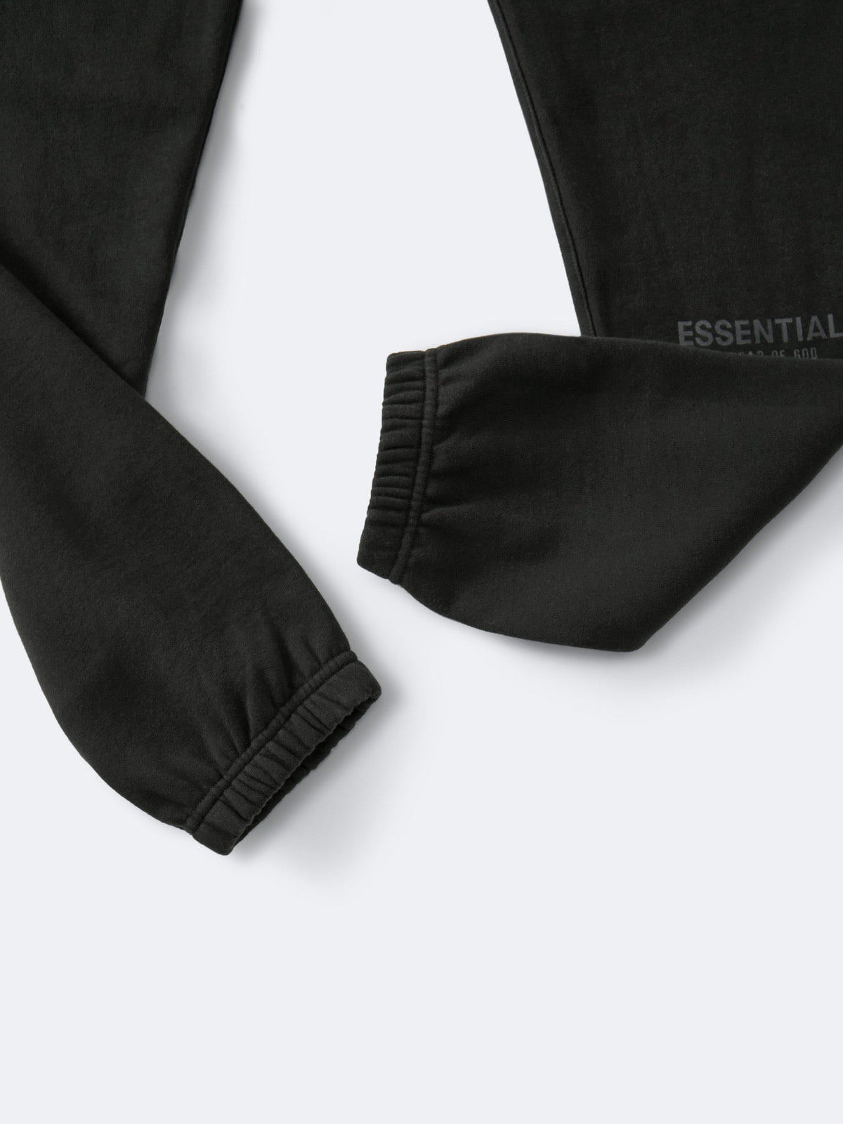 Essentials Black Tonal Sweat Trousers - Men's