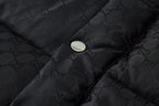 Schwarze Steppjacke – Herren