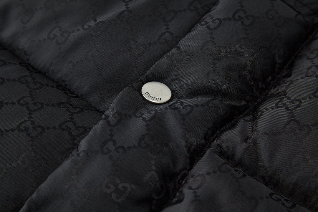 Black Puffer Jacket - Men's