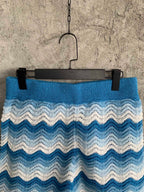 Yellow Knit Chevron Drawstring - Men's