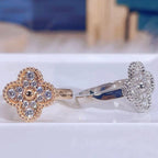 Clover Diamond Ring – LUX VERSE Luxury Designer Fashion Outlet