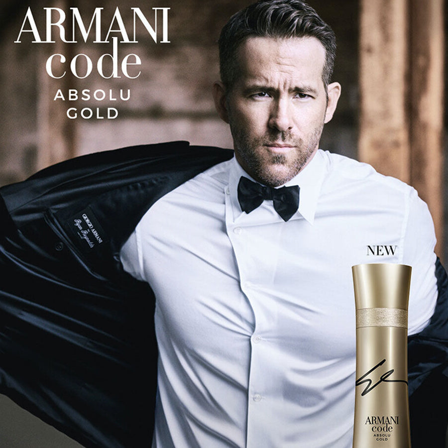 Armani Code Absolu Gold 3.7 oz Parfum for men – armani Code Absolu Gold enhances the iconic tonka bean base of Armani – LUX VERSE Luxury Designer Fashion Outlet
