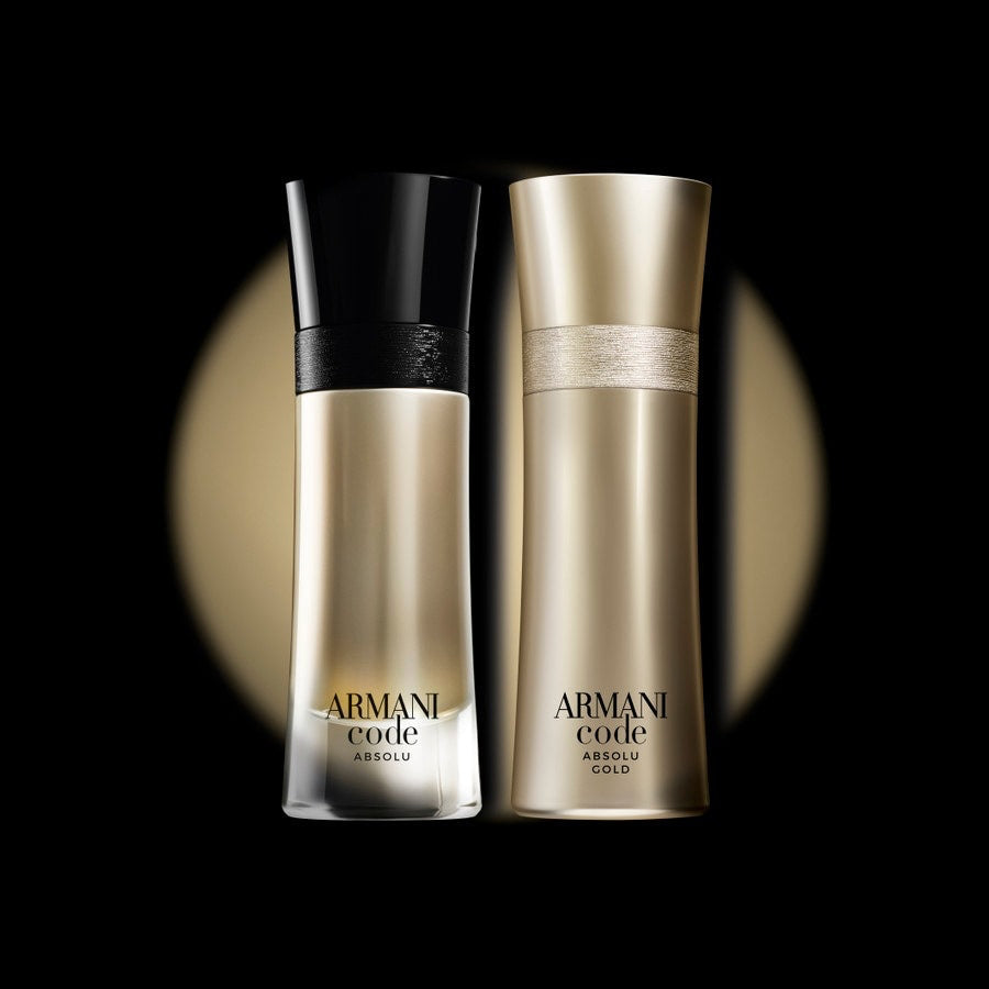Armani Code Absolu Gold 3.7 oz Parfum for men – and woody resin accord to create an addictively rich and sophisticated – LUX VERSE Luxury Designer Fashion Outlet