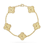Clover 5 Motifs Bronzing Bracelet – LUX VERSE Luxury Designer Fashion Outlet