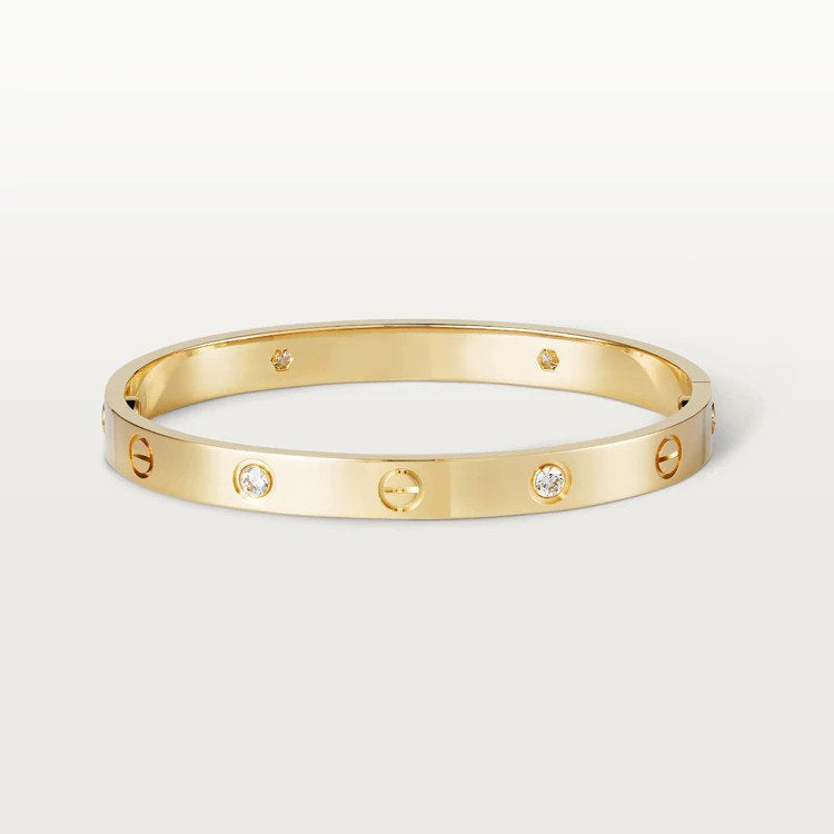 Love Bracelet 6.1mm 4 Diamonds – LUX VERSE Luxury Designer Fashion Outlet