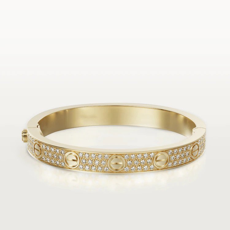 Love Bracelet 6.1mm Diamond-paved – LUX VERSE Luxury Designer Fashion Outlet