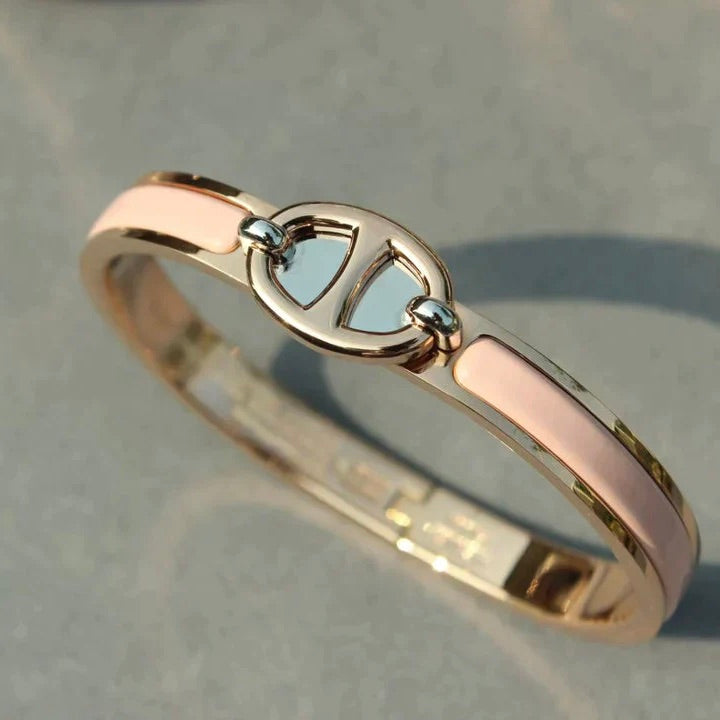 Clic Chaine Pink Gold Bracelet – LUX VERSE Luxury Designer Fashion Outlet