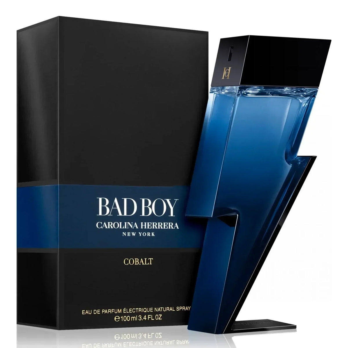 Bad Boy Cobalt 3.4 oz EDP for men – bad Boy Cobalt Eau de Parfum is an energizing fragrance of contrasts – LUX VERSE Luxury Designer Fashion Outlet