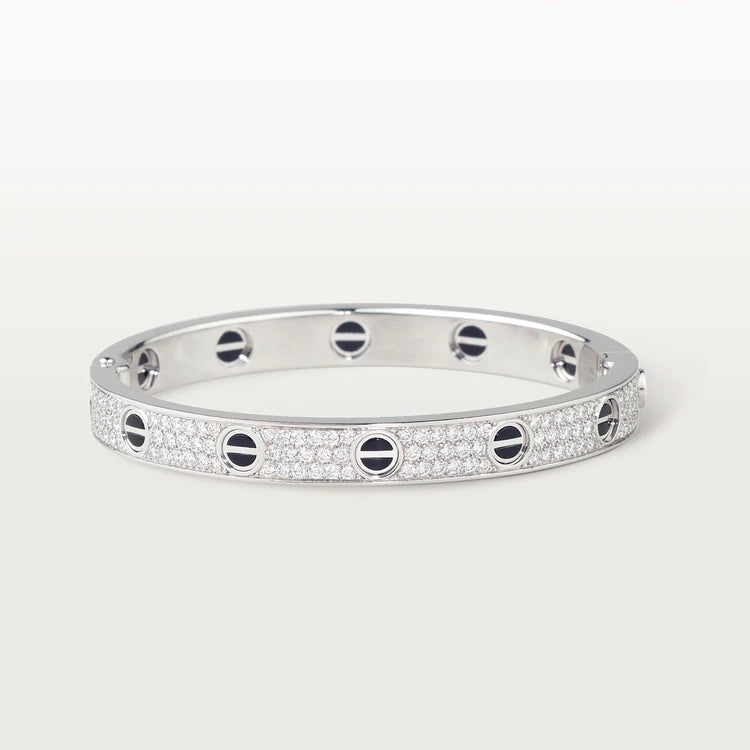 Love Bracelet 6.1mm Diamond-paved Ceramic – LUX VERSE Luxury Designer Fashion Outlet