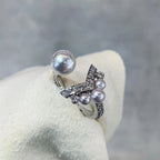 Josephine Silver Ring Diamond – LUX VERSE Luxury Designer Fashion Outlet