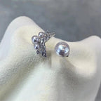 Josephine Silver Ring Diamond – LUX VERSE Luxury Designer Fashion Outlet