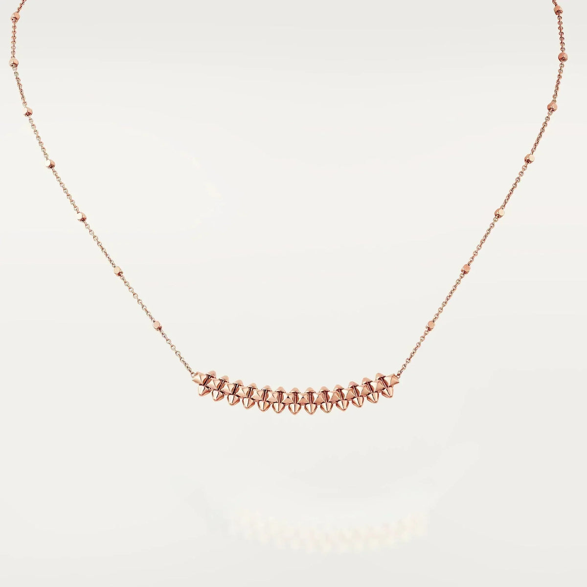 Clash Rose Gold Necklace – LUX VERSE Luxury Designer Fashion Outlet