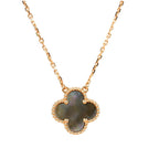 Clover 15mm  Gray Mother of Pearl Necklace – LUX VERSE Luxury Designer Fashion Outlet