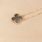 Clover 15mm  Gray Mother of Pearl Necklace – LUX VERSE Luxury Designer Fashion Outlet