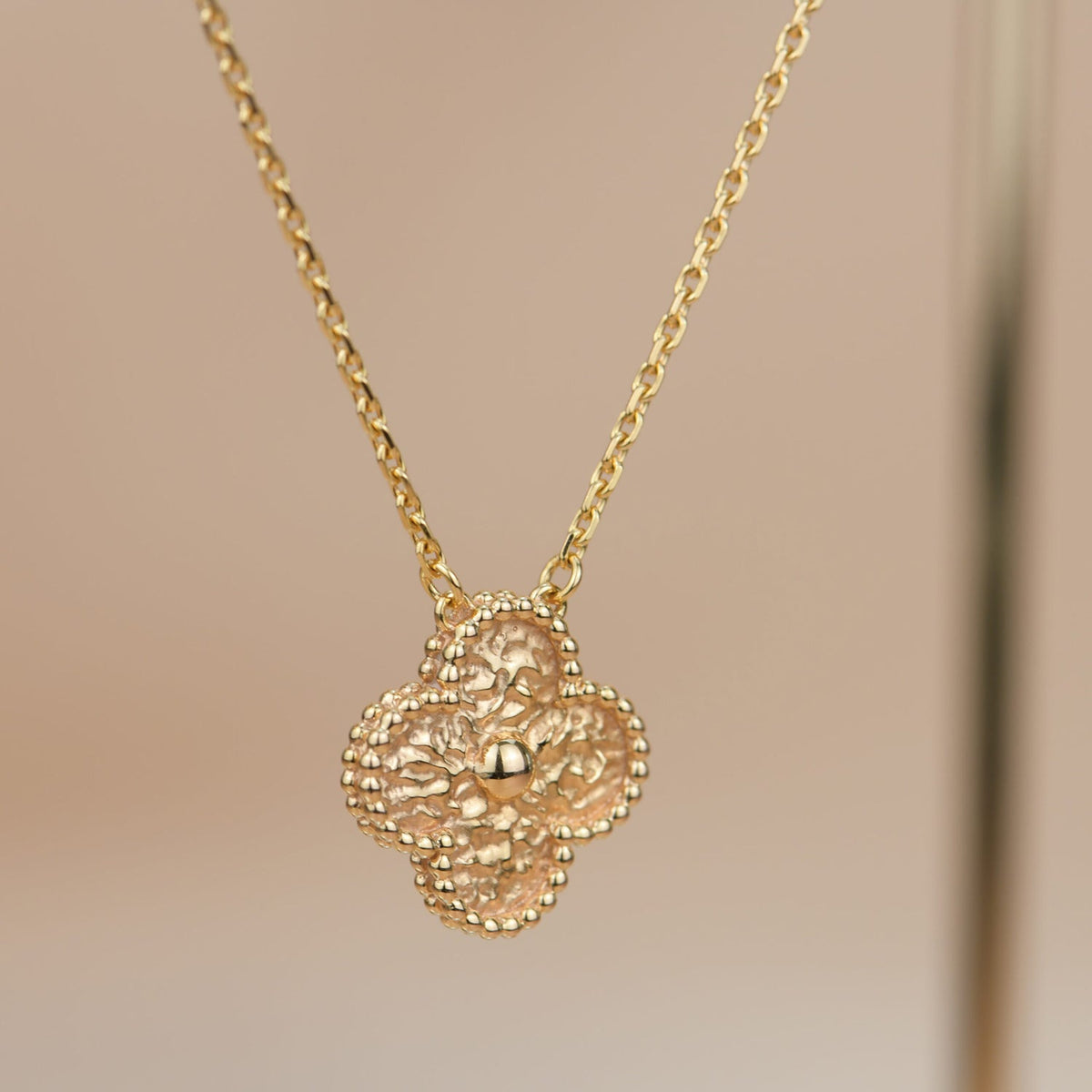 Clover 15mm  Bronzing Necklace – LUX VERSE Luxury Designer Fashion Outlet