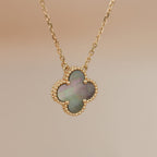 Clover 15mm  Gray Mother of Pearl Necklace – LUX VERSE Luxury Designer Fashion Outlet