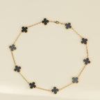 Clover Vintage Onyx  Necklace 10 Motifs – LUX VERSE Luxury Designer Fashion Outlet