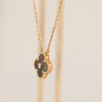 Clover 15mm Diamond and Mother-of-grey Necklace – LUX VERSE Luxury Designer Fashion Outlet