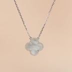 Clover  15mm White Mother-of-pearl Silver – LUX VERSE Luxury Designer Fashion Outlet