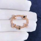Nuts and Bolts Rose Gold Ring – LUX VERSE Luxury Designer Fashion Outlet