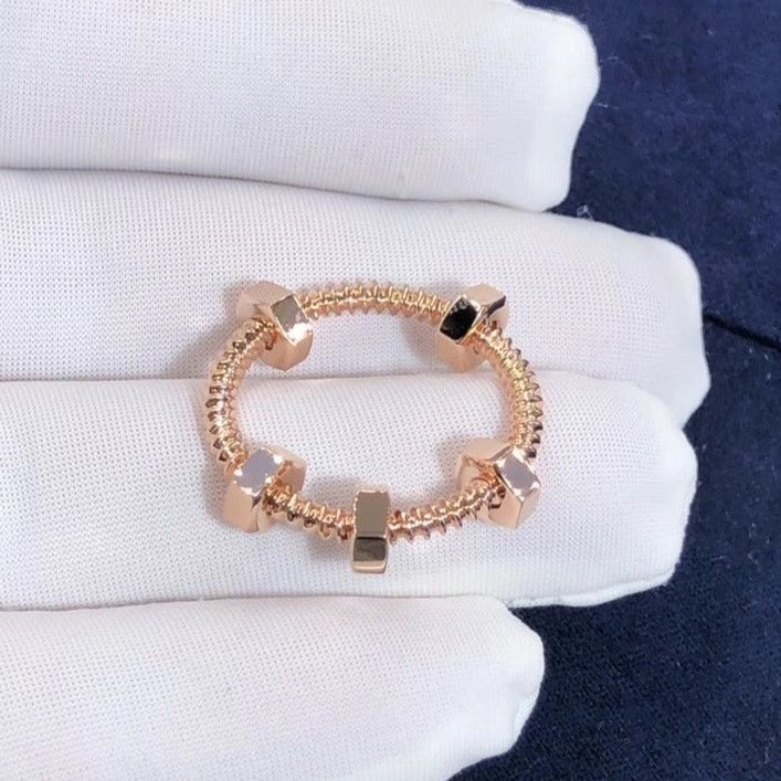 Nuts and Bolts Rose Gold Ring – LUX VERSE Luxury Designer Fashion Outlet