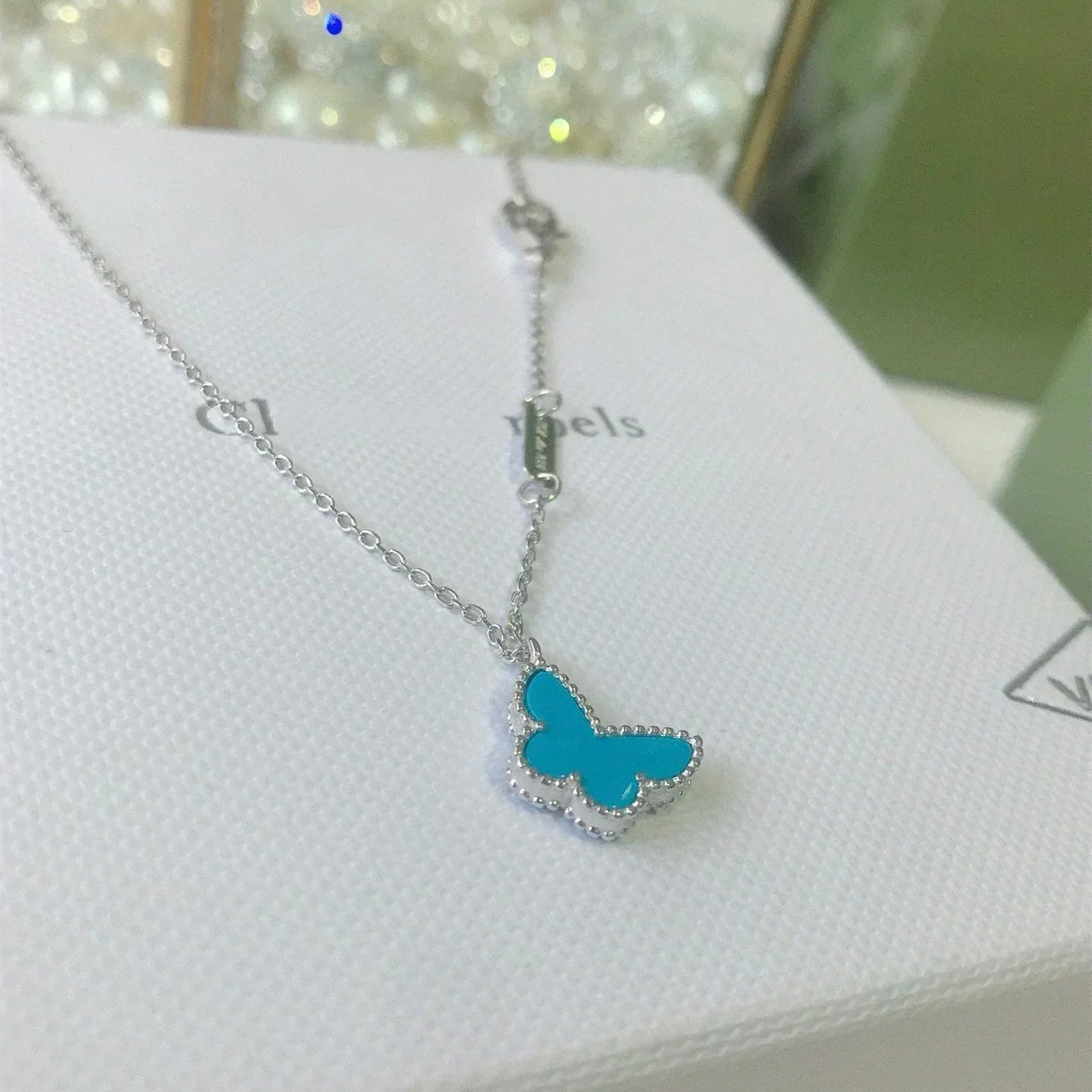 Butterfly Turquoise Butterfly Bracelet Silver – LUX VERSE Luxury Designer Fashion Outlet