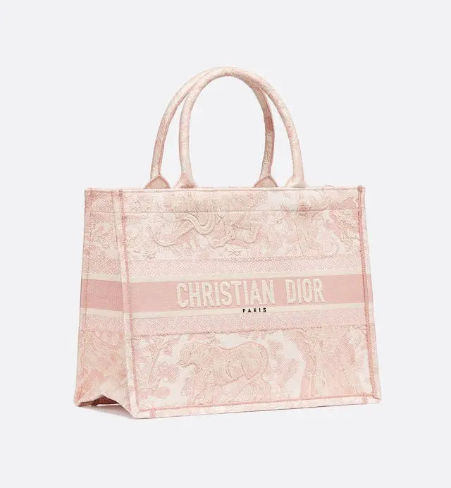 Medium Book Tote1 – designed to hold all the daily essentials, the style is fully embroidered with – LUX VERSE Luxury Designer Fashion Outlet