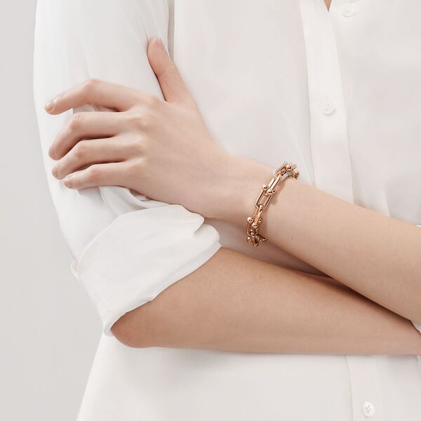 Hardwear Bracelet Rose Gold and Silver Diamond – LUX VERSE Luxury Designer Fashion Outlet