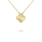 CLOVER 15MM LASER NECKLACE