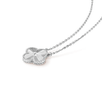 Clover 15mm Laser Necklace Silver – LUX VERSE Luxury Designer Fashion Outlet