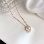 Lucky  White Mop  Plum Blossom Necklace – LUX VERSE Luxury Designer Fashion Outlet