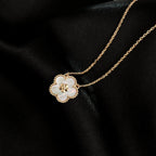 Lucky  White Mop  Plum Blossom Necklace – LUX VERSE Luxury Designer Fashion Outlet