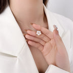 Lucky  White Mop  Plum Blossom Necklace – LUX VERSE Luxury Designer Fashion Outlet