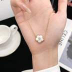 Lucky White Mop Plum Blossom  Bracelet – LUX VERSE Luxury Designer Fashion Outlet