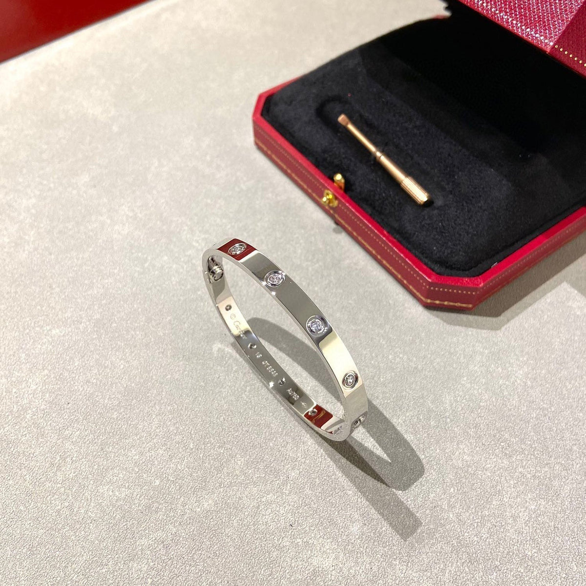 Love Bracelet 6.1mm 10 Diamonds – LUX VERSE Luxury Designer Fashion Outlet