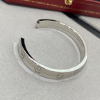 Love Bracelet 6.1mm 1 Diamond Open Cuff – LUX VERSE Luxury Designer Fashion Outlet