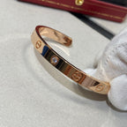 Love Bracelet 6.1mm 1 Diamond Open Cuff – LUX VERSE Luxury Designer Fashion Outlet
